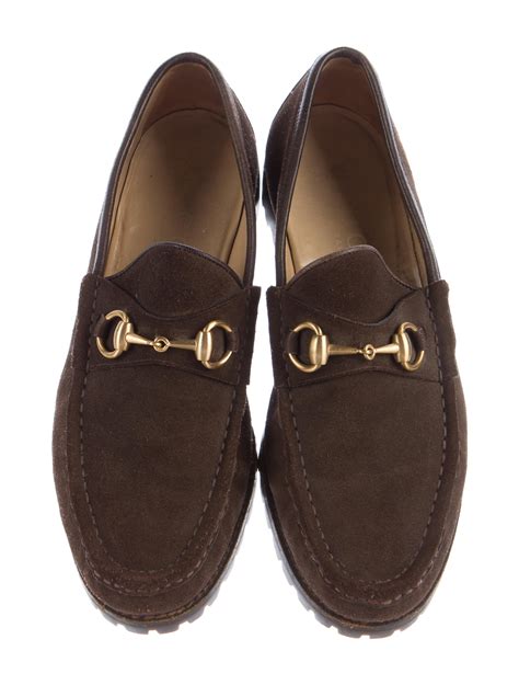 gucci loafers rubber|gucci suede loafers.